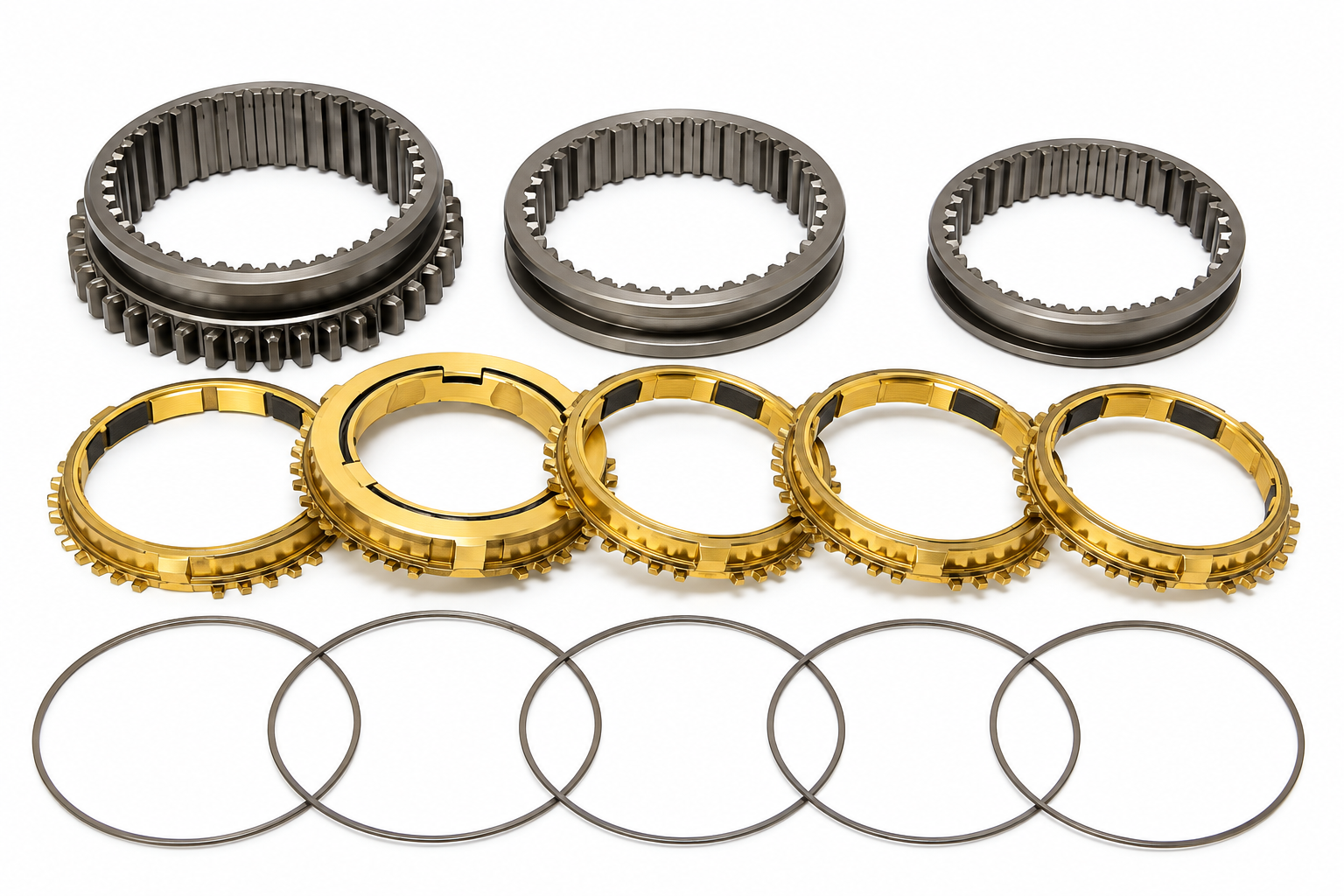 Synchrotech 92-01 Prelude H22 Brass Synchro Sleeve Set
